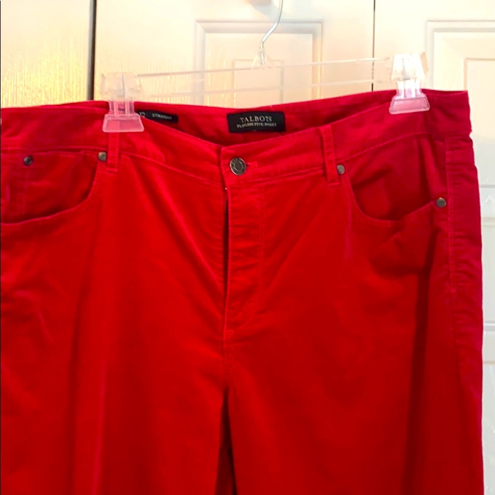 Talbots velvet pants